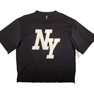 Mode Of One Men's 100%‎ Cotton Black NY Graphic T-Shirt Size XL